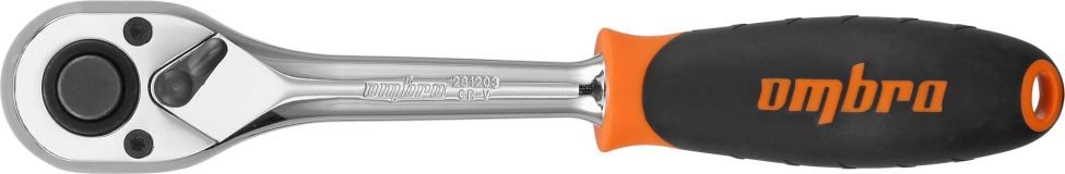 Рукоятка трещоточная 1/2''DR, 48 зубцов, 250 мм 055764 Ombra