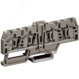 HMM.4/2+2GR Зажим проходной 4кв.мм 2ввода/2 вывода ZHM220GR-RET DKC
