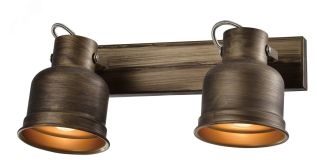 Светильник настенно-потолочный спот Inessa 7035-702 2 х Е27 40 Вт поворотный Б0052448 Rivoli