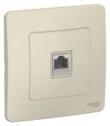 BLANCA скрытой установки розетка компьютерная RJ45, молочный BLNIS045002 Systeme Electric