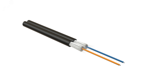 Кабель волоконно-оптический 62.5/125 (OM1) многомодовый. 2 волокна. duplex. zip-cord. плотное буферное покрытие (tight buffer) 3 мм. для внутренней прокладки. HFLTx. –40C – +70C. Черный 489849 Hyperline