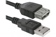 Кабель USB 2.0, AM на AF, 1.8 м. 87456 Defender