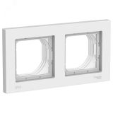 Рамка двухпостовая ATLASDESIGN AQUA IP44 белый ATN440102 Systeme Electric