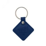 Ключ RF (RFID-13.56 МГц). Кожаный брелок с тиснением логотипа, синий. Встроенная защита от несанкционированного копирования. Используется совместно с модификациями блоков вызова и контроллеров ключей, имеющих в наименовании литеру - F. Ключ VIZIT-RF3.2 си