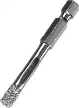Сверло вакуумное алмазное трубчатое для дрели (HEX 1/4'') d 6 по керамограниту 29865-06 ЗУБР