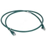 Патч-корд категория 6 U/UTP зеленый LSZH (3м) 051860 Legrand