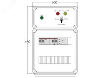 Щит управления электрообогревом DEVIBOX HR 1x1700 D316 (в комплекте с терморегулятором и датчиком температуры) DBR073 DEVIbox
