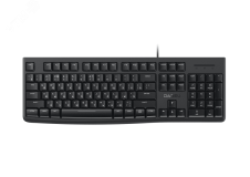 Клавиатура мембранная, 104 клавиши, 1.8 м, черный LK185 Black Dareu