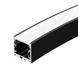 Профиль SL-ARC-3535-D1500-A45 BLACK (590мм, дуга 1 из 8) (ARL, Алюминий) 025522 Arlight